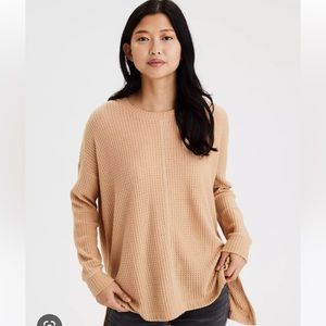 AE Soft Waffle Plush Long Sleeve